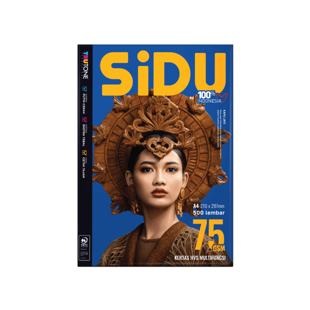 Sidu HVS A4 75 GSM RIM [Kios Fadil]