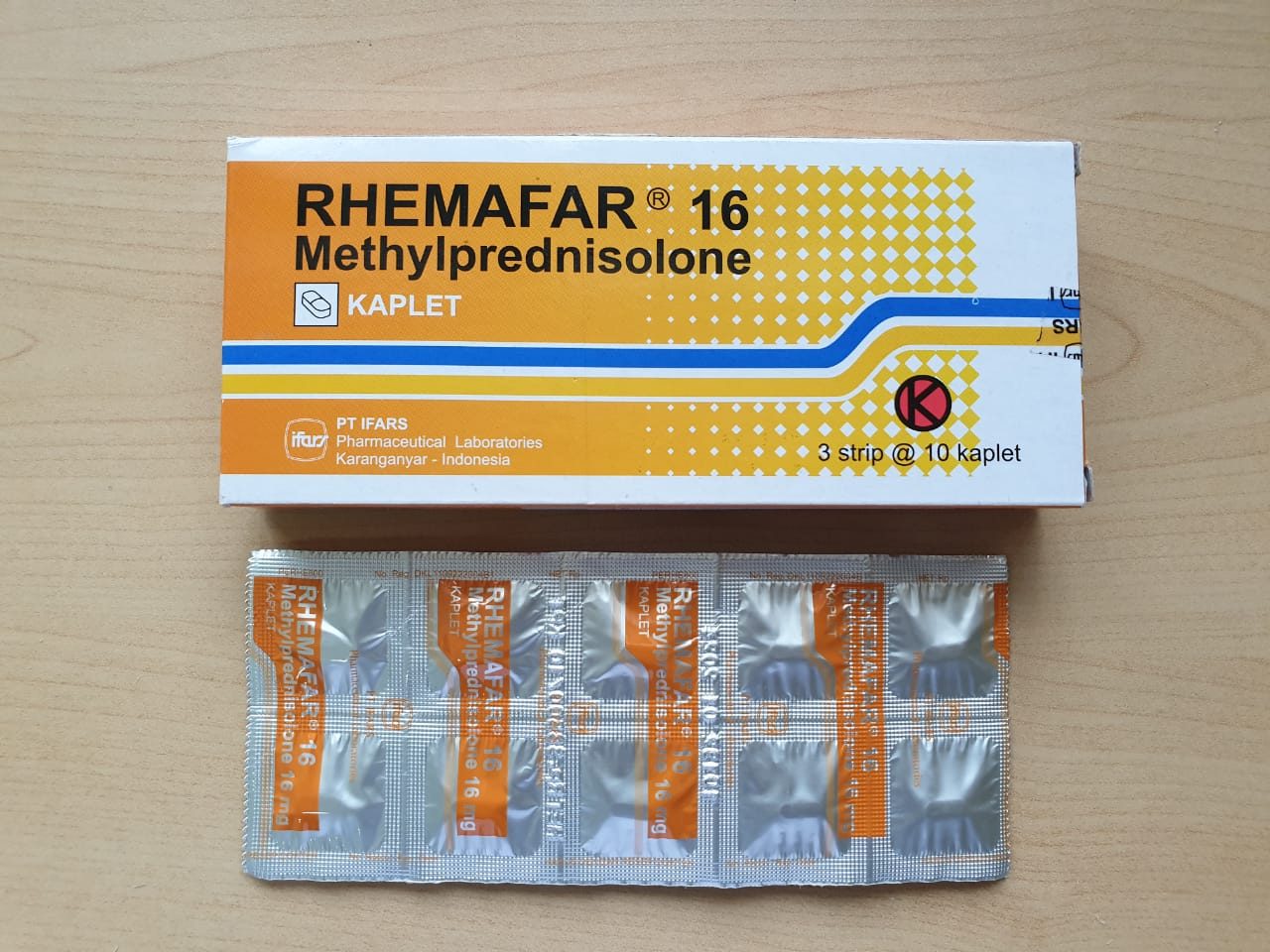 Rhemafar 16 Mg (Strip)