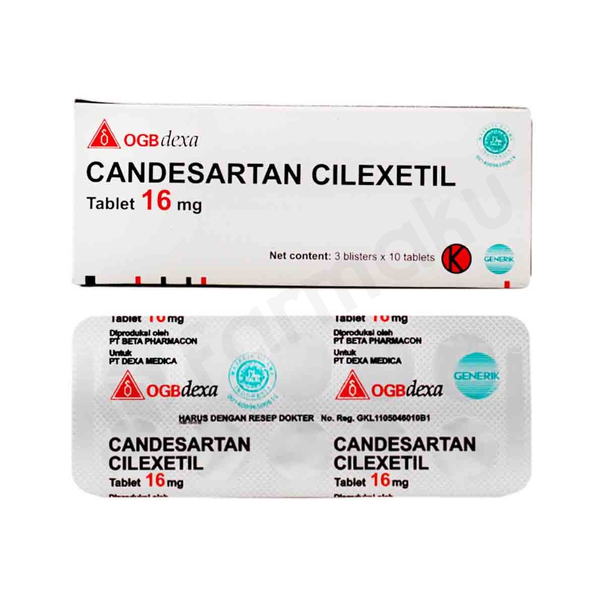 Candesartan 16 Mg (Strip)