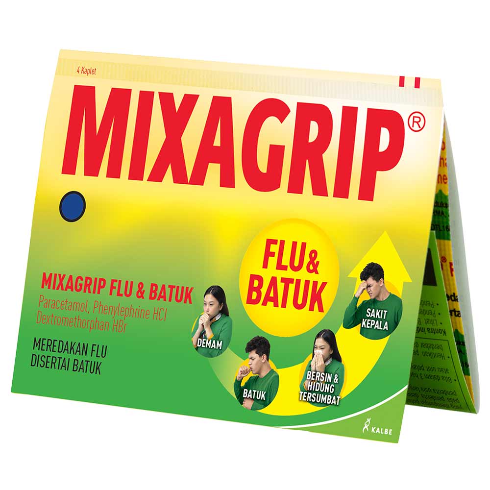 Mixagrip Flu dan Batuk (Strip)