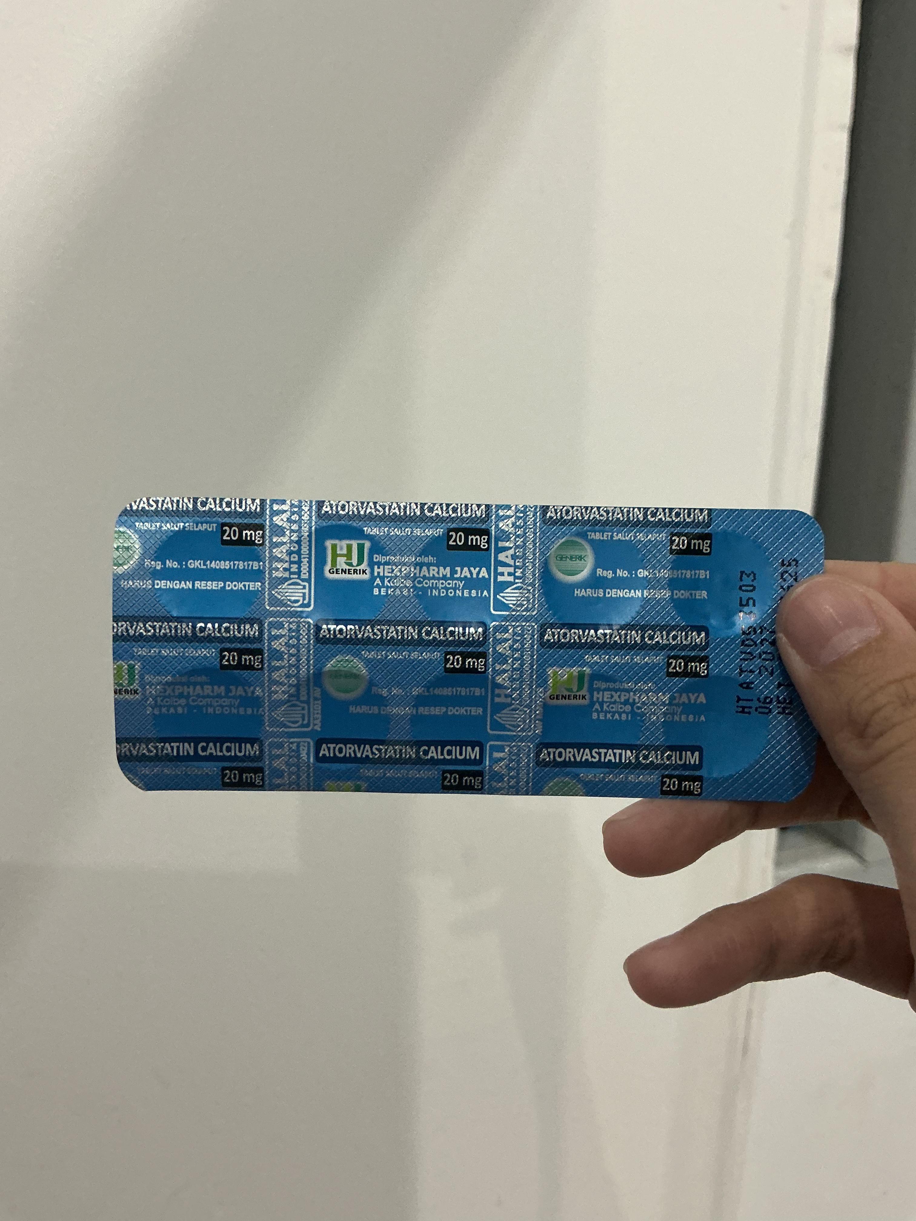 Atorvastatin 20 Mg Dipa (Strip)