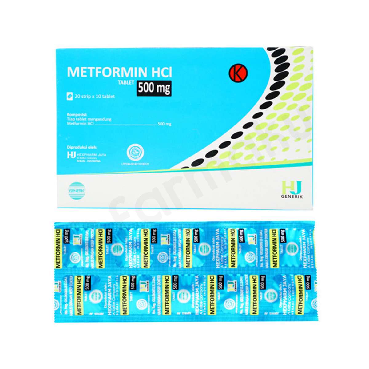 Metformin 500 Mg (Tablet)