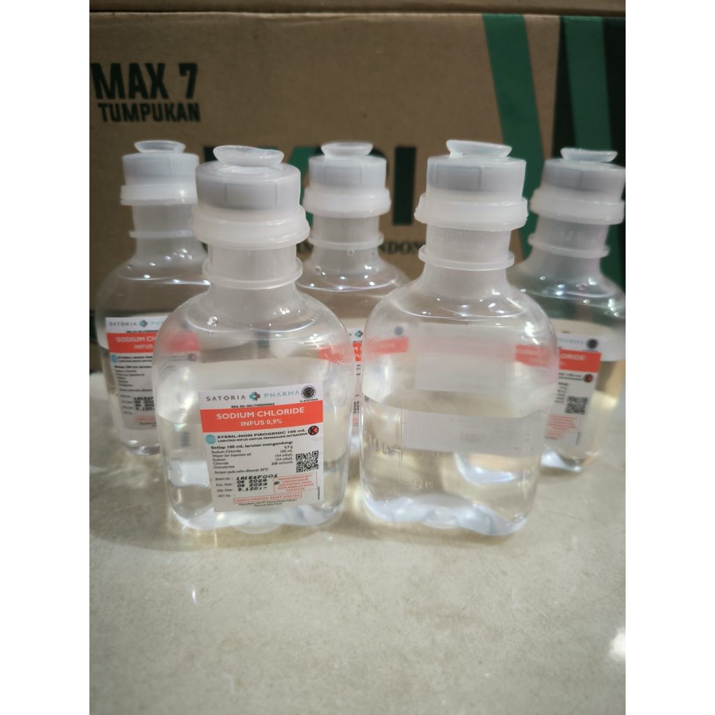 NaCl 100 mL (Botol)