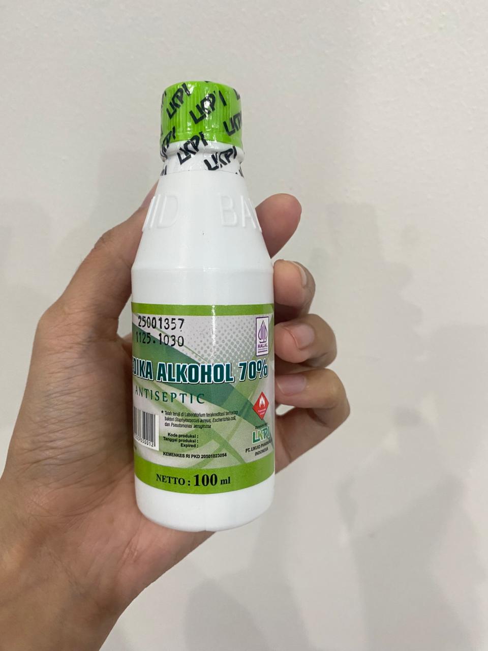 Alkohol 70% 100 mL (Botol)