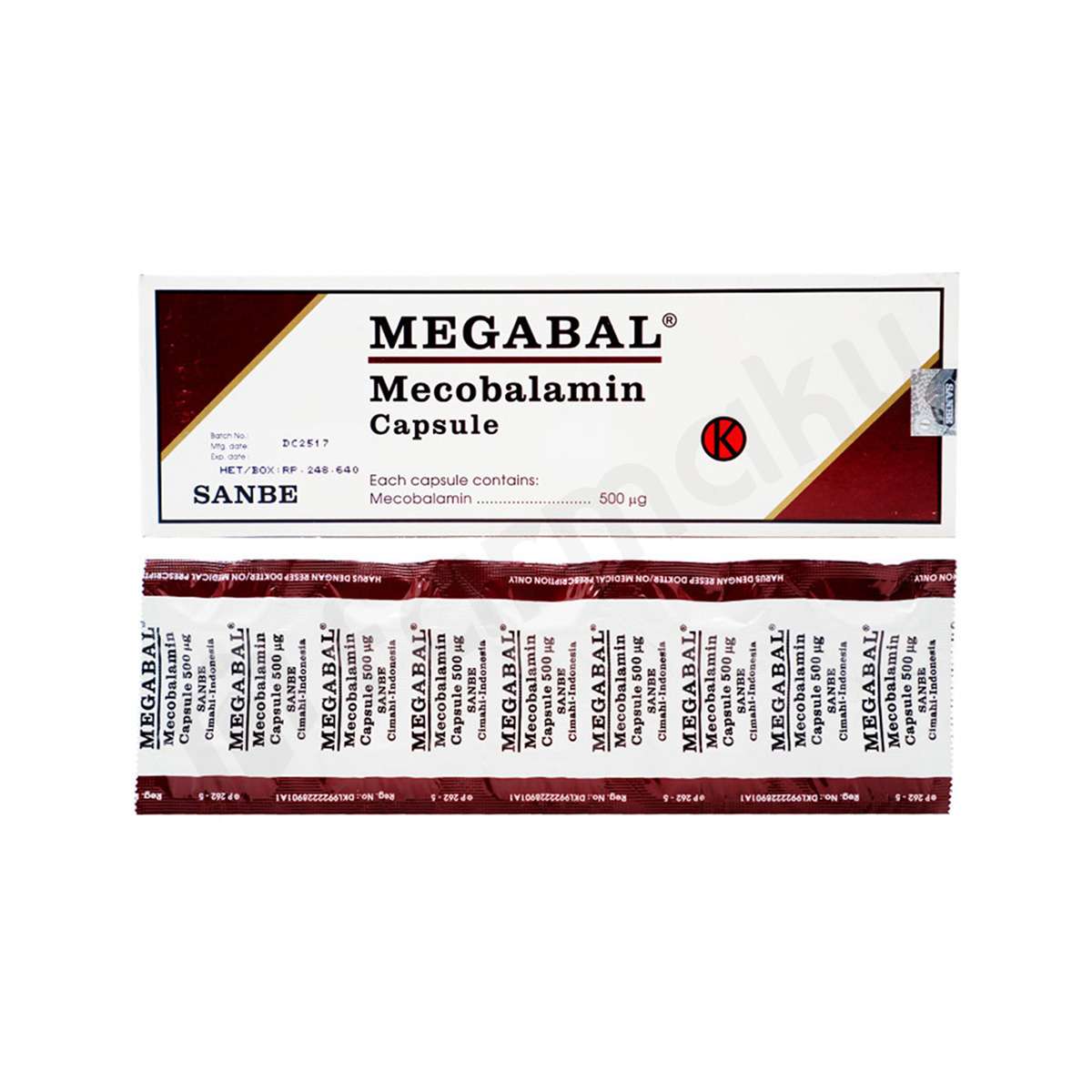 Megabal 500 Mg (Strip)