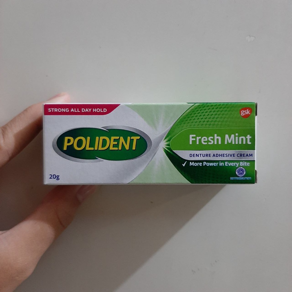 Polident Adhesive Fresh Mint 20 Gram
