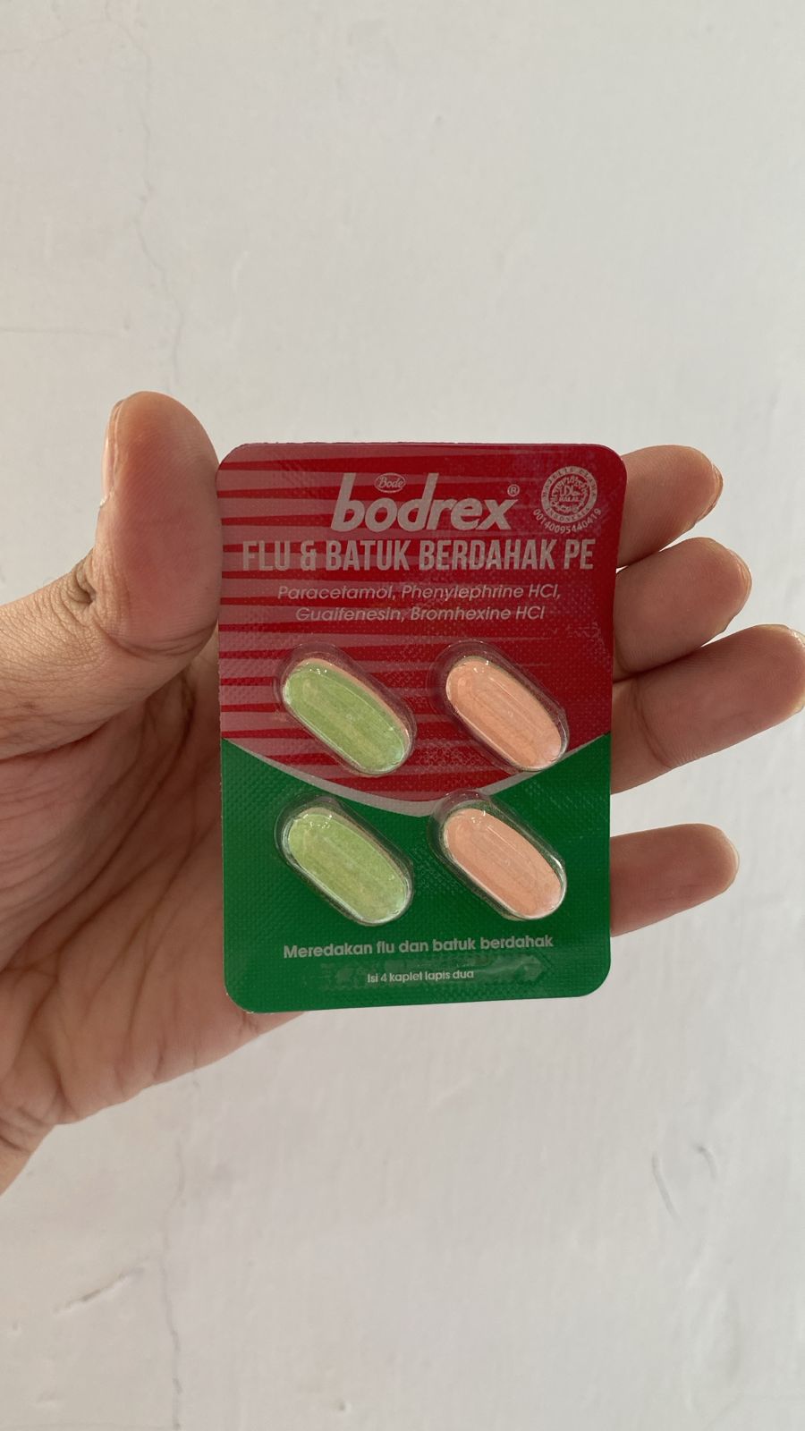 Bodrex Flu & Batuk Berdahak PE (Strip)
