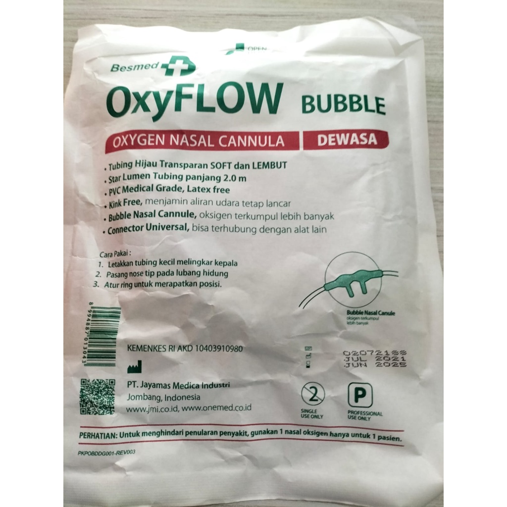 Oxyflow (Nassal Canula Dewasa)