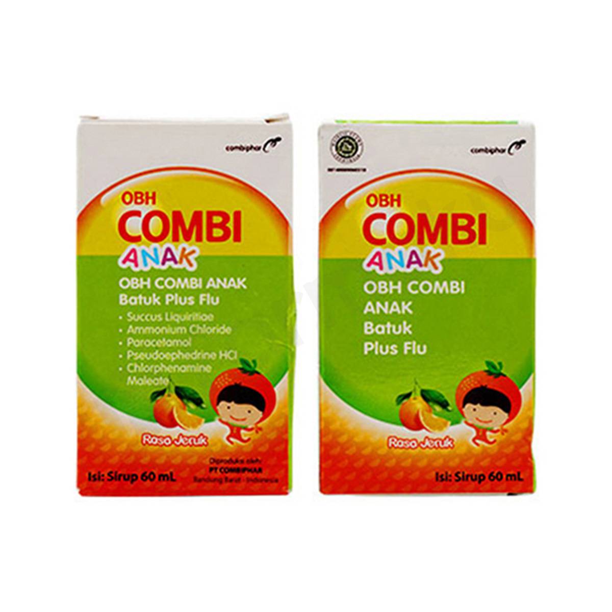 Obh Combi Batuk Flu Anak Orange 60 mL (Botol)