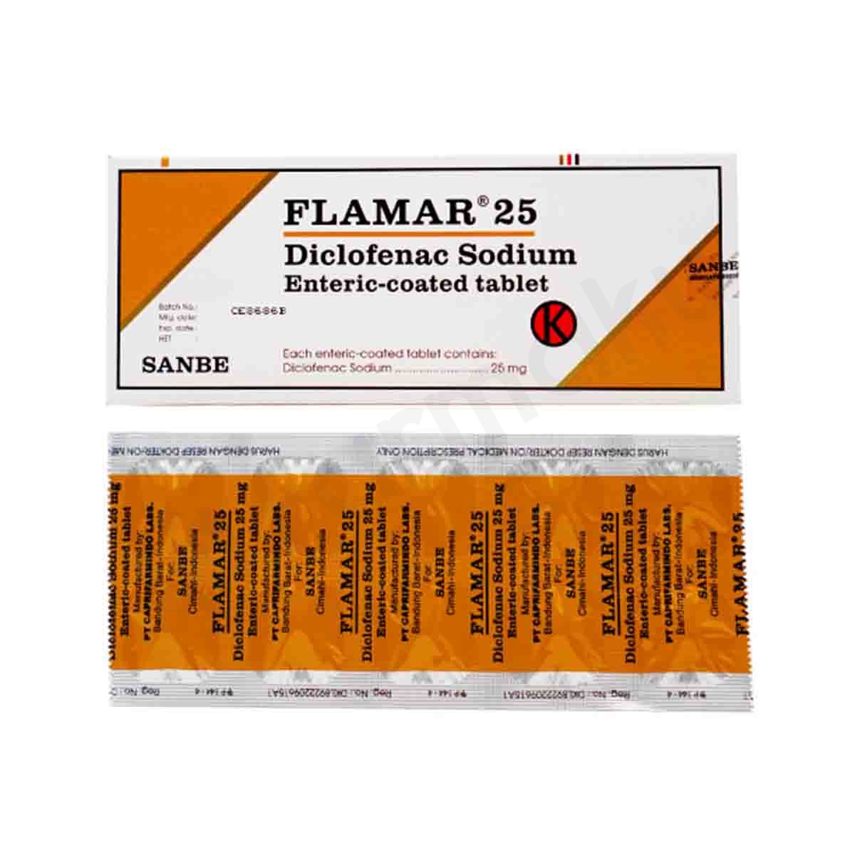 Flamar 50 Mg (Tablet)