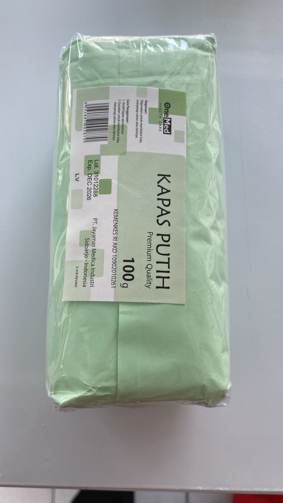 Kapas 100 Gram (pcs)
